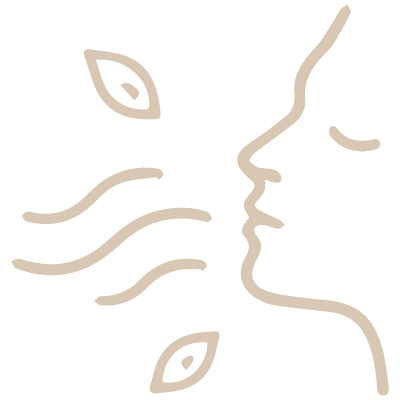 A refreshing breeze on your skin heightens every sensation.