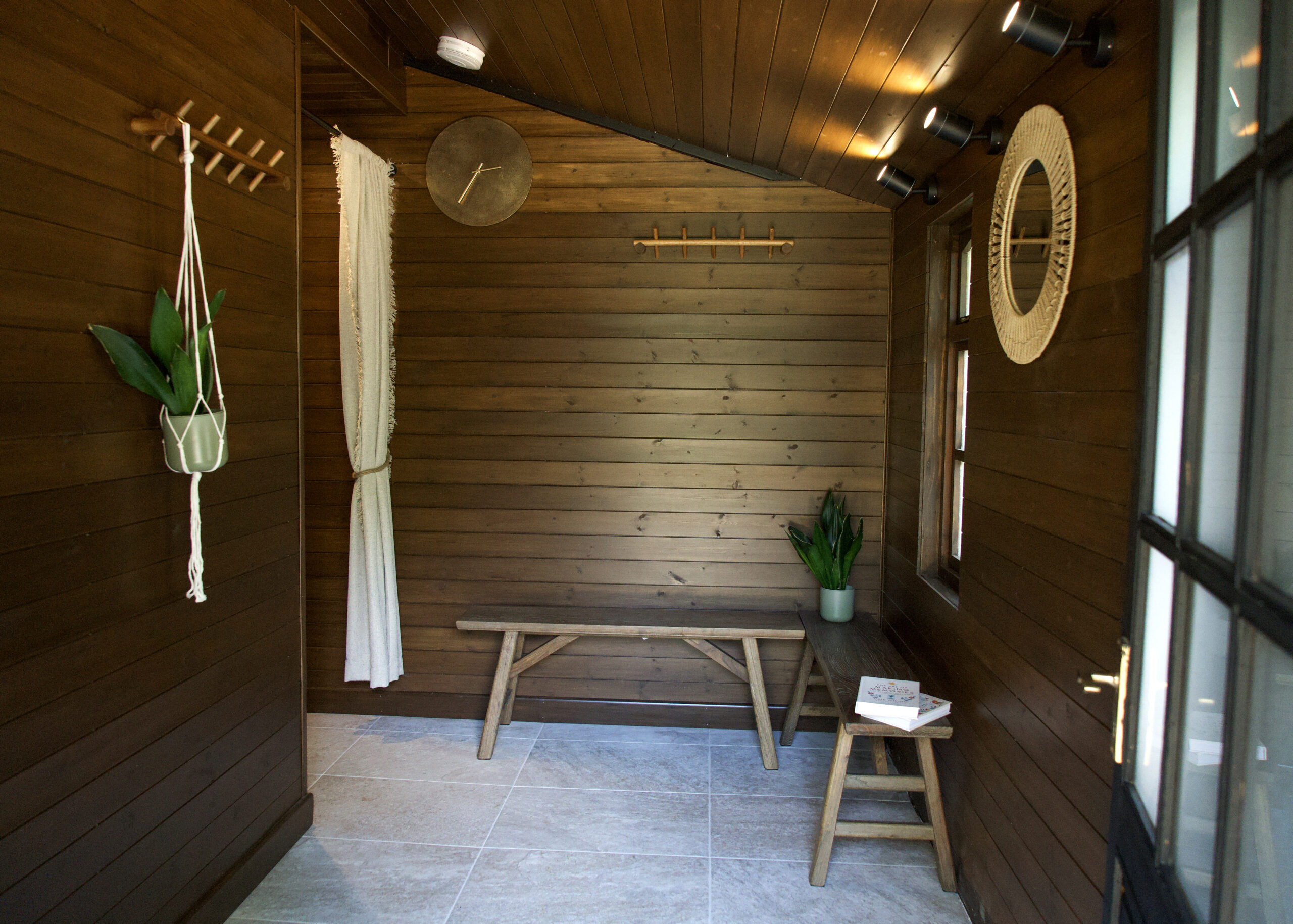 Sauna and coldwater shower in Norfolk